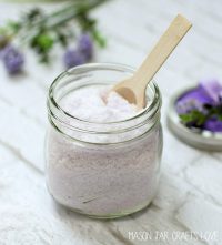 jar with bath salt