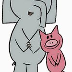 cartoon elephant and pig