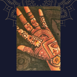 hand with henna