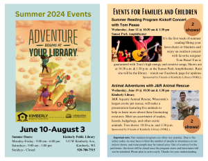 Summer Reading event guide
