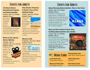 Summer Reading Program Event Guide