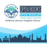 outline of pakistan with sister library logo