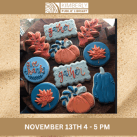 Cookie Decorating for Teens