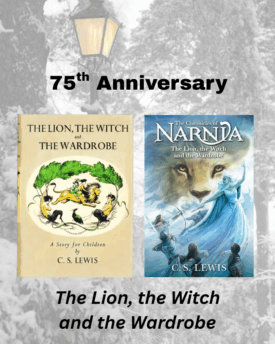 two book covers with snowy background