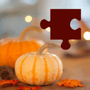pumpkin with a puzzle
