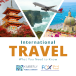 collage of travel destinations and the text: "international travel: what you need to know"